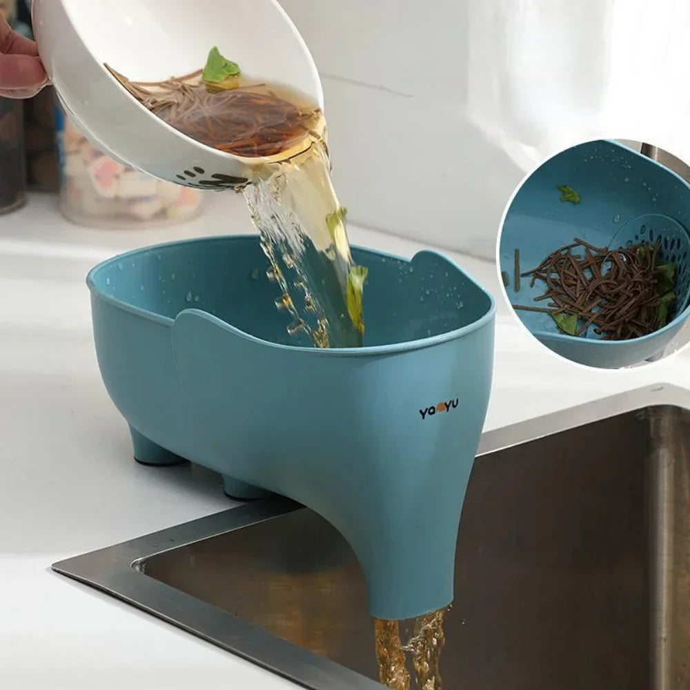 Elephant Sink Drainer Basket