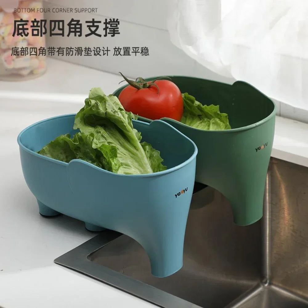 Elephant Sink Drainer Basket